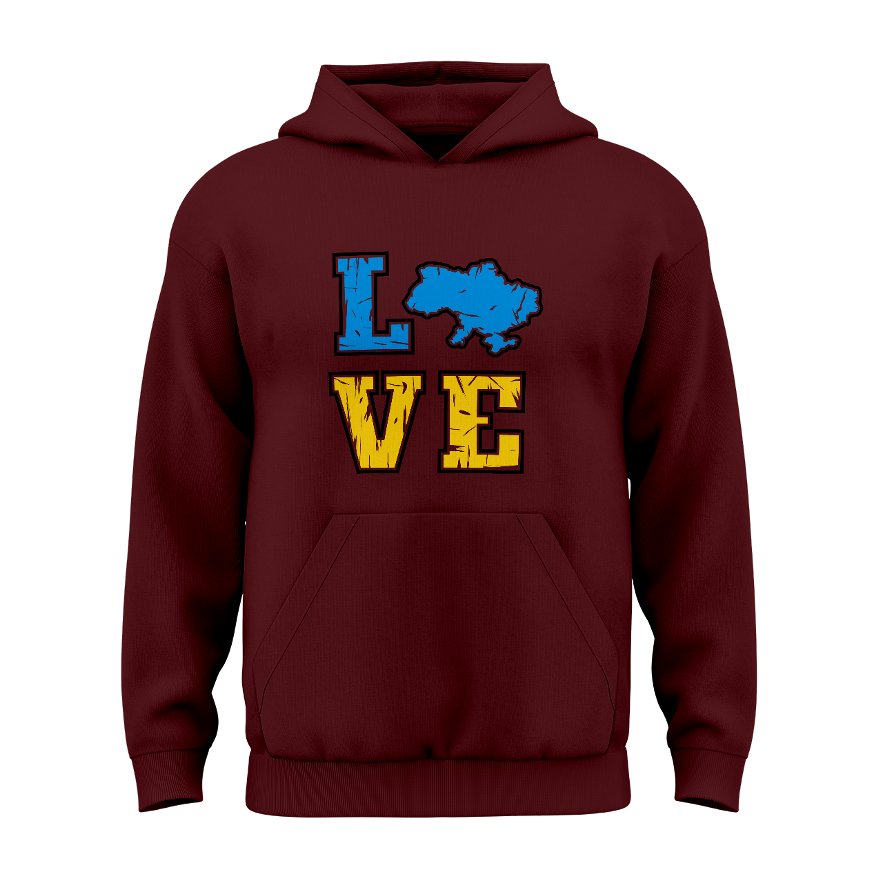 Дитяча кофта худі для дівчаток Love Ukraine, 3-16 років
