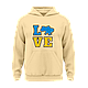 Дитяча кофта худі для дівчаток Love Ukraine, 3-16 років, фото 6