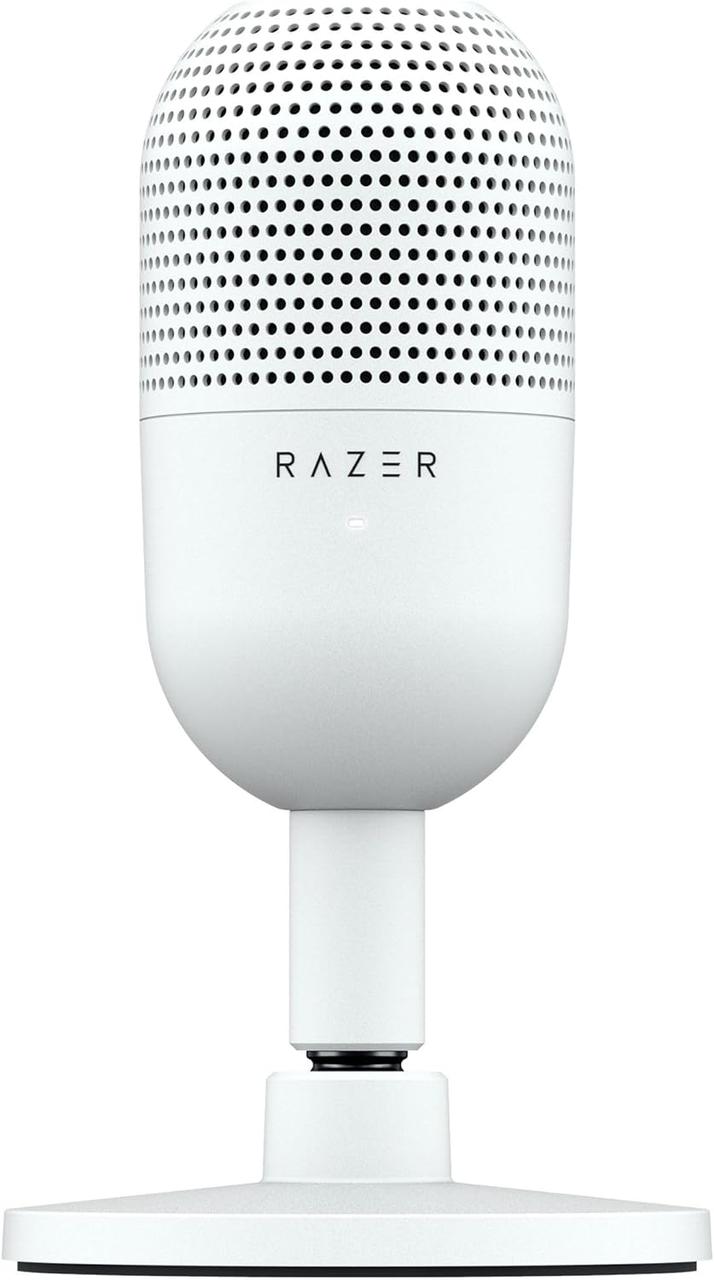 Мікрофон геймерський Seiren V3 Mini, Omni, USB-A, 1.2м, білий Razer
