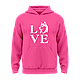 Дитяча кофта худі для дівчаток Love Haski, 3-16 років, фото 3