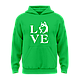 Дитяча кофта худі для дівчаток Love Haski, 3-16 років, фото 8