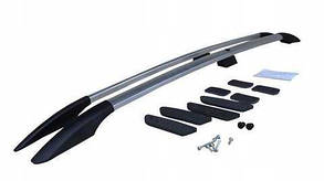 Рейлінги на Fiat Scudo 2006-2016 (коротка база, пластик. кронштейни, ABS Chrome)