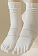 Шкарпетки на кожен палець Miss Apmi 36-38 молочний, фото 8