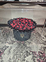 Букет з атласних стрічок