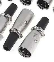 Роз'єми мікрофонні CANON (XLR) і Speakon