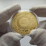 Монета сувенірна жетон на удачу рік змії 2025, фото 2