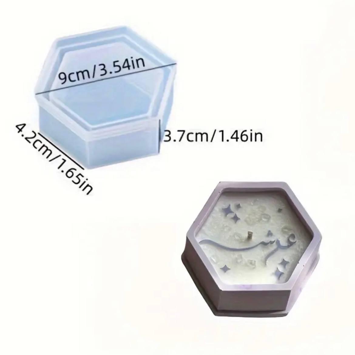 Силіконова форма для підсвічників Hexagon