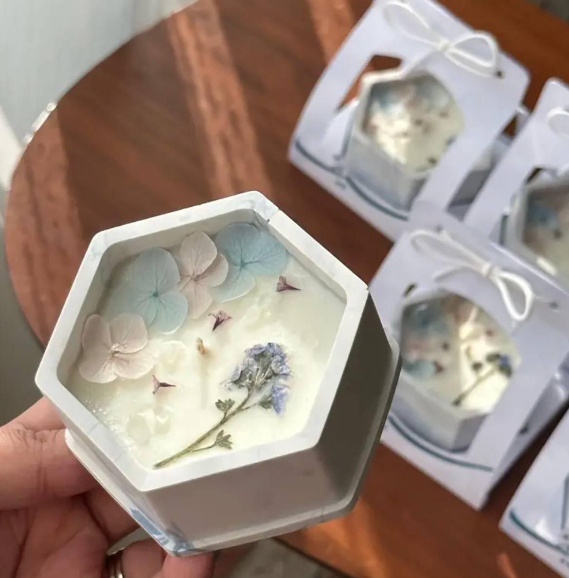 Силіконова форма для контейнерних свічок Hexagon