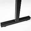 Регульована опора для столу з металу 500×100 мм, H 730 мм 1 шт Чорний, фото 3