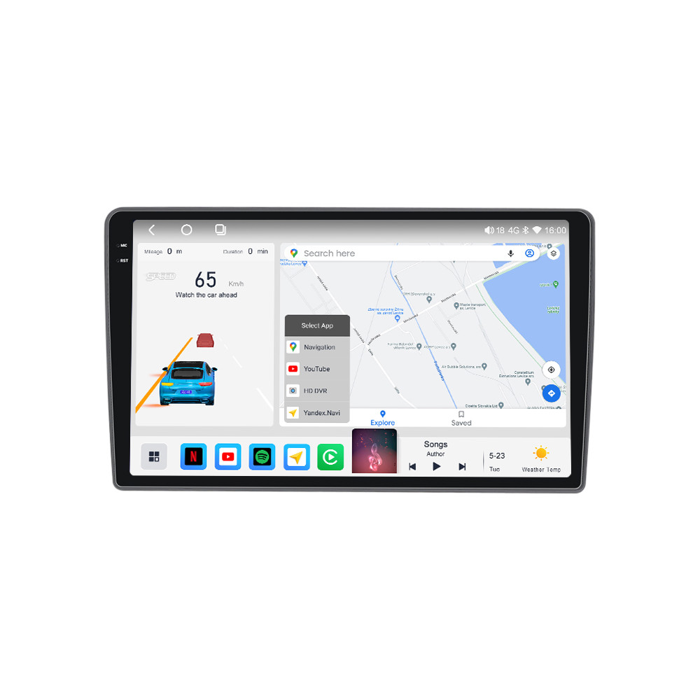 Штатна магнітола Mekede M6 Plus Hyundai H1 TQ (2007 - 2015) CarPlay QleD
