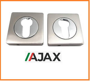 Накладка під циліндр ET JK SN/CP-3 матовий нікель/хром