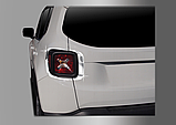 Хром накладки на стопи Jeep Renegade 2015- (Autoclover/Корея), фото 2