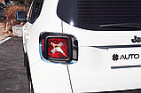 Хром накладки на стопи Jeep Renegade 2015- (Autoclover/Корея), фото 4
