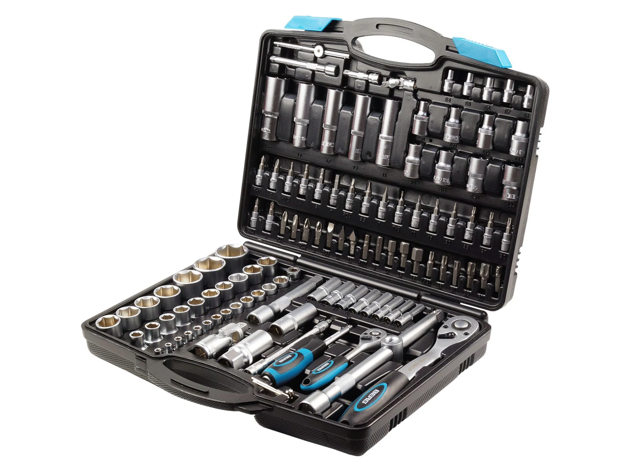 Набір головок та насадок Berg Cr-V в кейсі 4 - 32 мм 111 шт (52-115)
