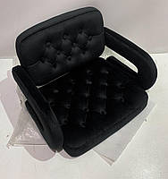 Крісло майстра Gor CH-Base поворотне з регулюванням висоти, на круглій хромованій ніжці 385 мм, оббивка, фото 8