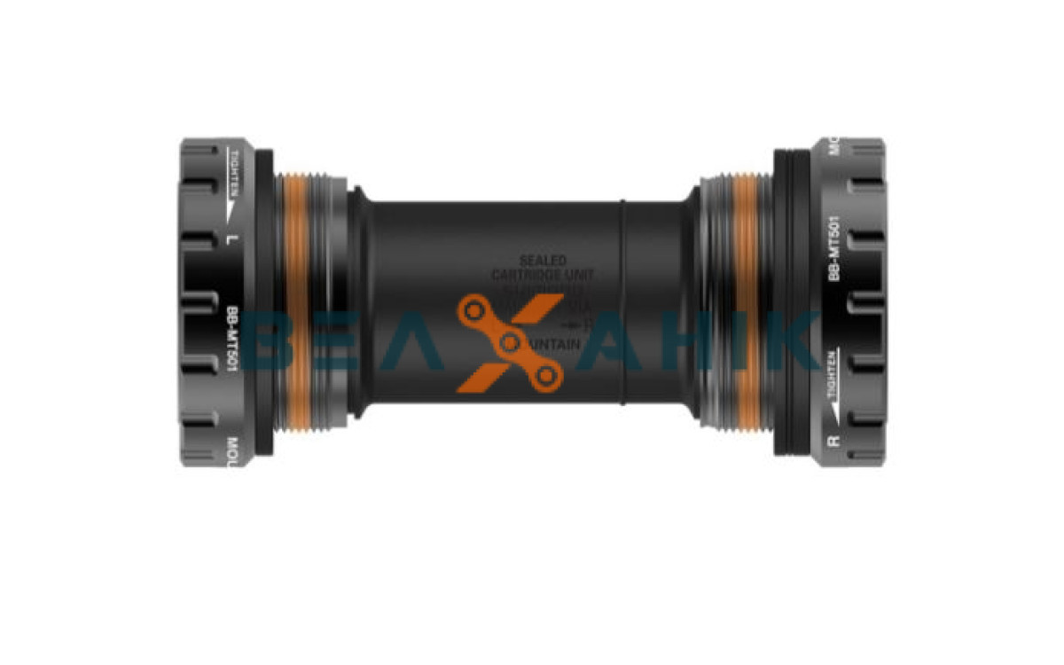 Каретка 68/73 мм без вала SHIMANO BB-MT501 BSA hollowtech чорна