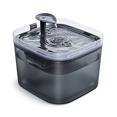 Фонтан для собак Petory 2,2 л з фільтром, Чорний