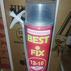Клей піна для пінопласту дві в одній підлогу пістолет і трубочку BestFix 800 мл
