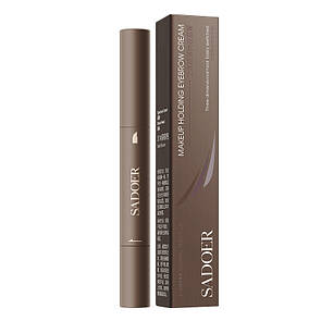 Олівець для брів Sadoer Makeup Holding Eyebrown Cream Dark Brown (01)