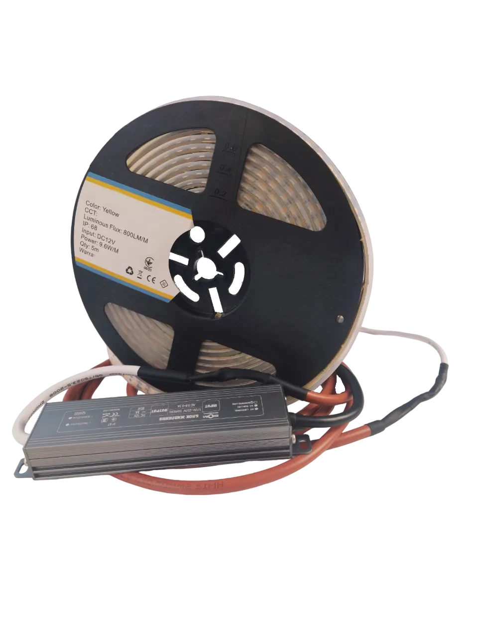 Комплект Orange LED підсвітки Greus 5 м/п, Жёлтый