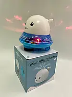Гра для ванни 6688 BQ (72/2) Кит , фонтанчик, катається, підсвічування, 2 кольори, в коробці