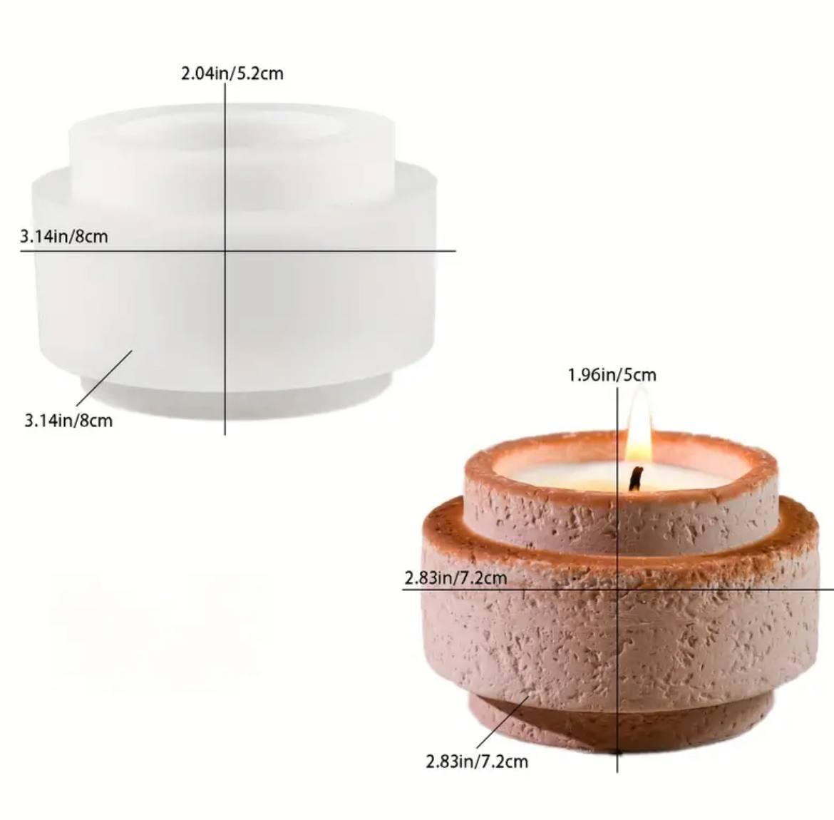 Силіконова форма для контейнерних свічок UFO