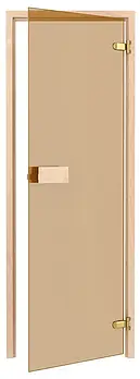 Скляні двері для лазні та сауни Classic бронза 70/190