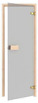 Скляні двері для лазні та сауни Classic сірий 70/200