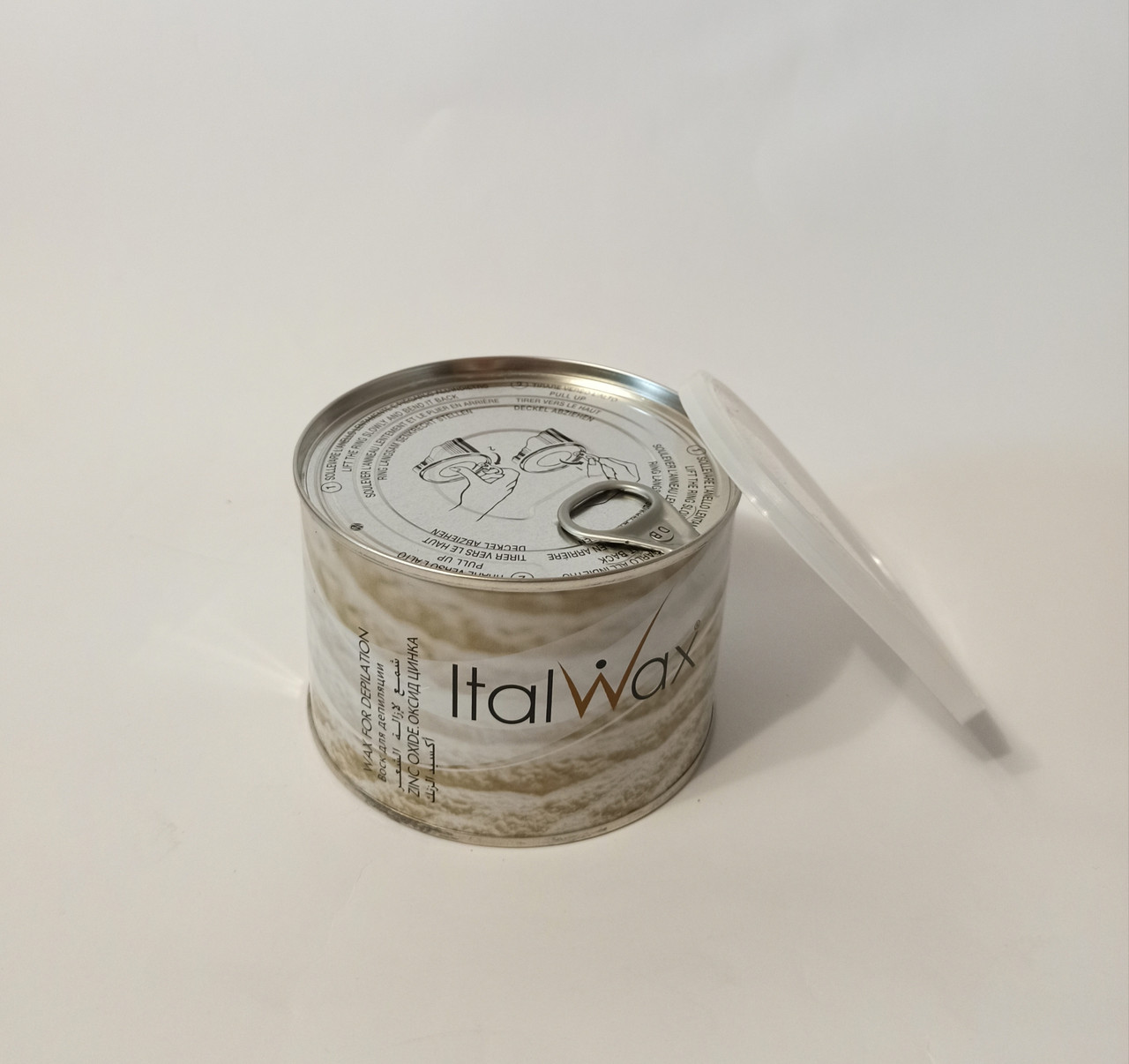 Банковий віск Ital Wax у банці 400 мл цинк Італ вакс для депіляції, фото 1