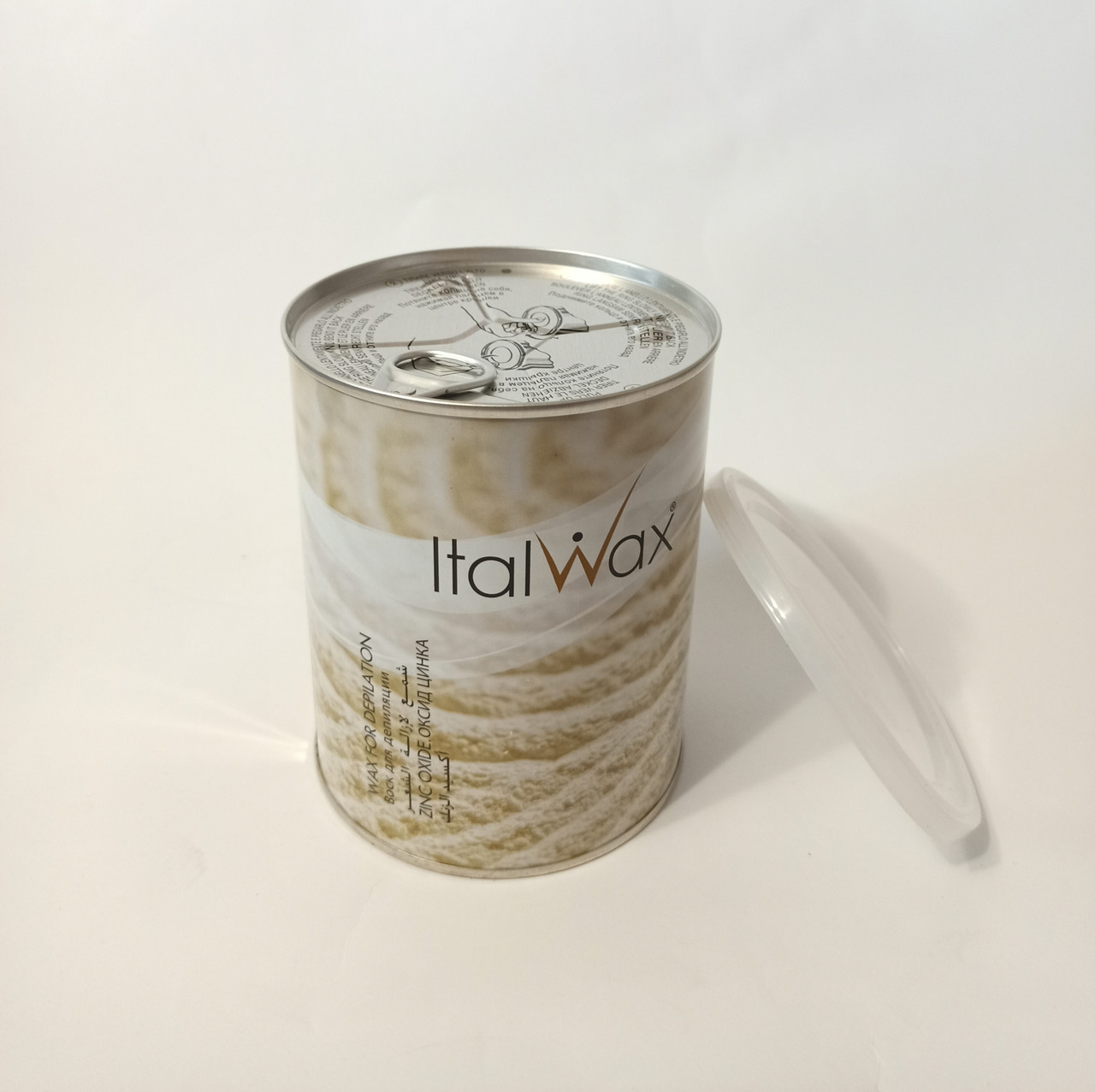 Банковий віск Ital Wax у банці 800 мл цинк Італ вакс для депіляції