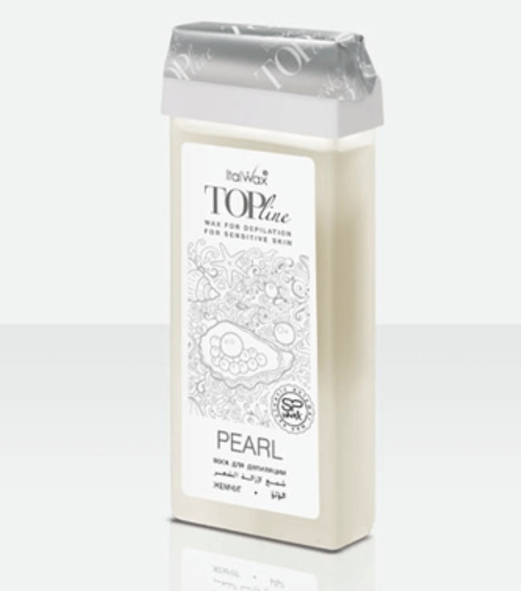 Віск касетний ItalWax Top Line Pearl 100мл для депіляції перли картридж
