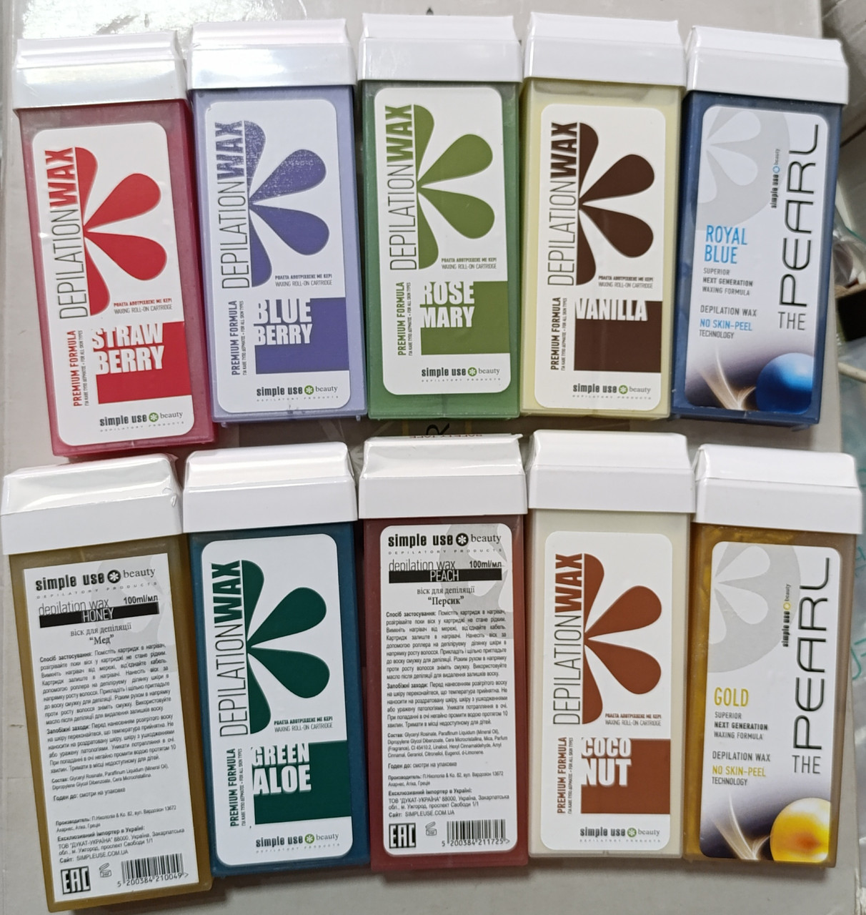 Віск касетний Simple Use 100 мл віск у картриджі депіляція, фото 1