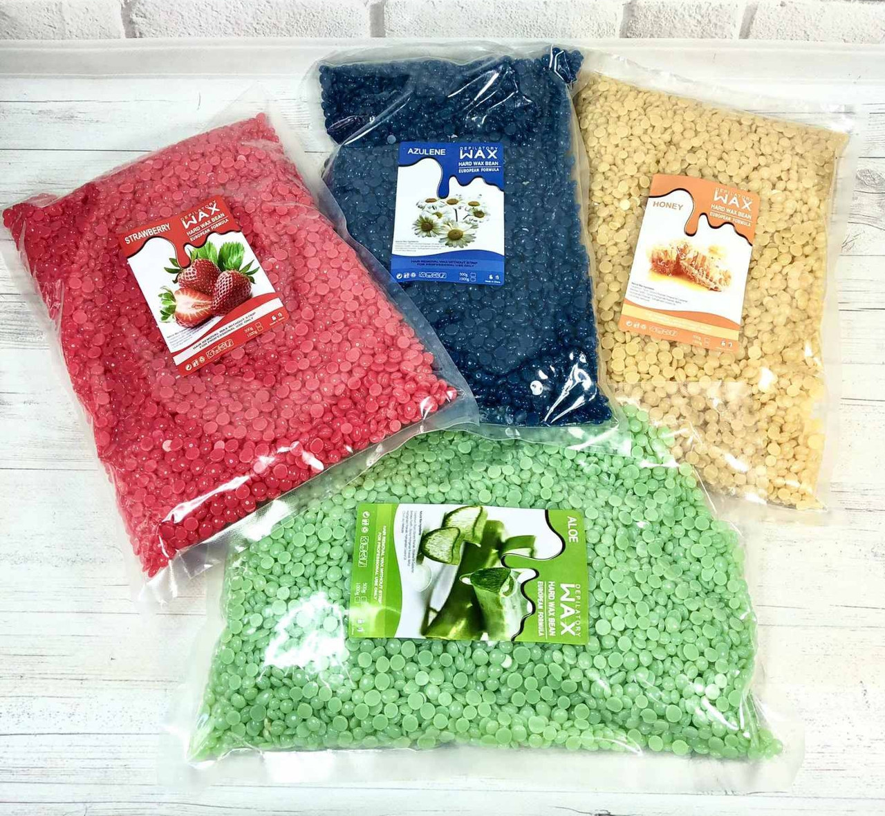 Віск плівковий для депіляції Depilatory Hard Wax Bean гранули