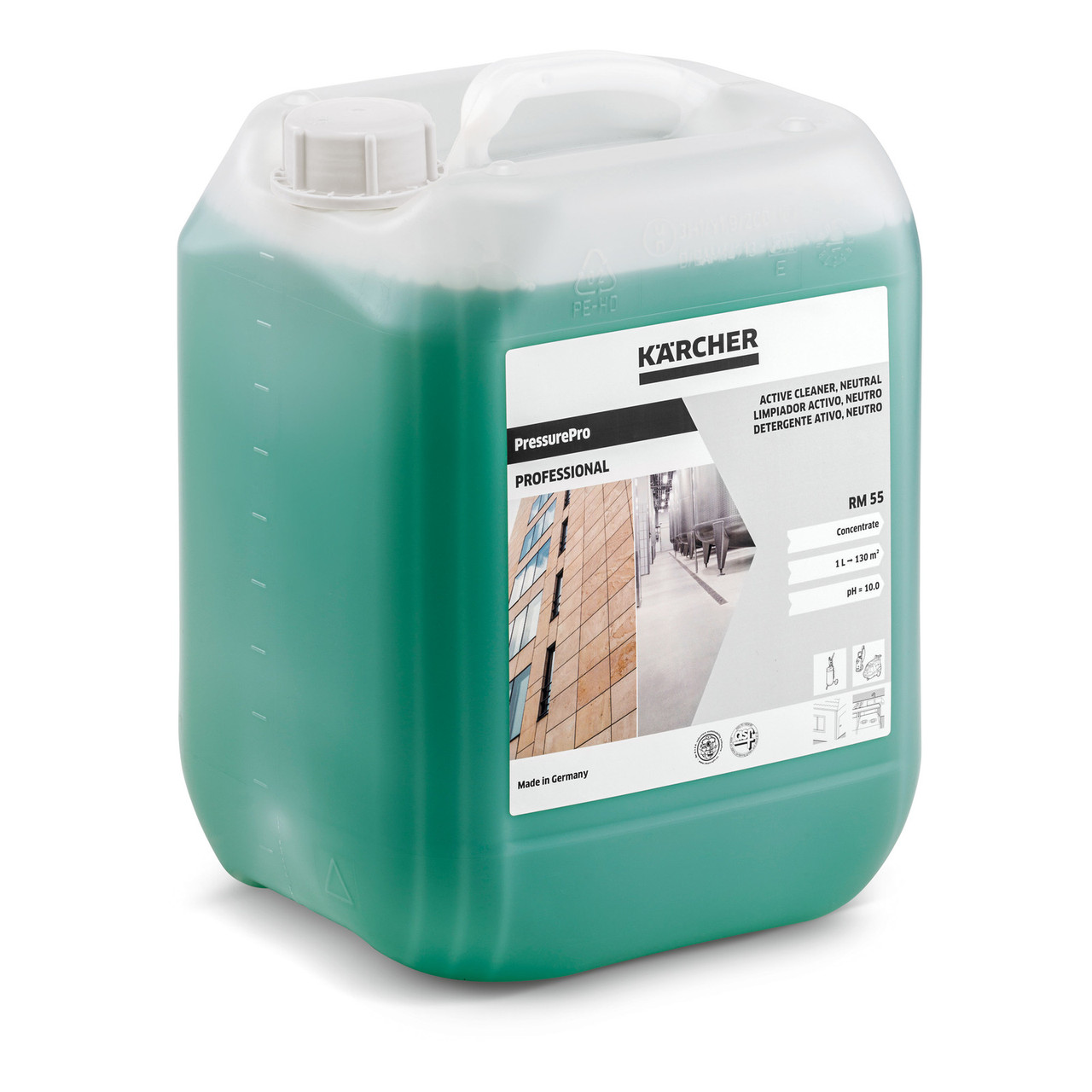 Нейтральний активний засіб для чищення 10л PressurePro RM 55 Karcher 6.295-090.0