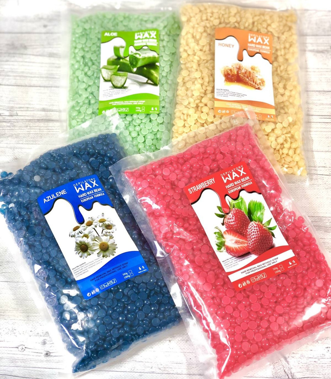 Віск плівковий для депіляції Depilatory Hard Wax Bean гранули