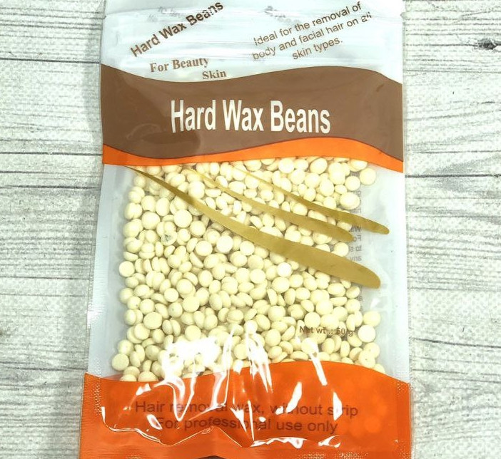 Віск плівковий для депіляції Depilatory Hard Wax Beans гранули face and body