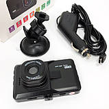 Автомобільний відеореєстратор 626-2, LCD 3", Angel Lens, 1080P Full HD, металевий корпус, фото 2