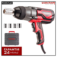 Гайковерт ударний електричний 1020 Вт Worcraft IW-1000A 500 Нм 4 головки Кейс