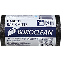 /Пакети для сміття 60л/40шт чорні BuroClean ECO