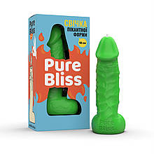 Свічка у формі пеніса Pure Bliss Big Green