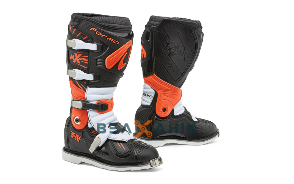 Моточеревики FORMA Terrain TX Black/Orange/White [43], фото 1