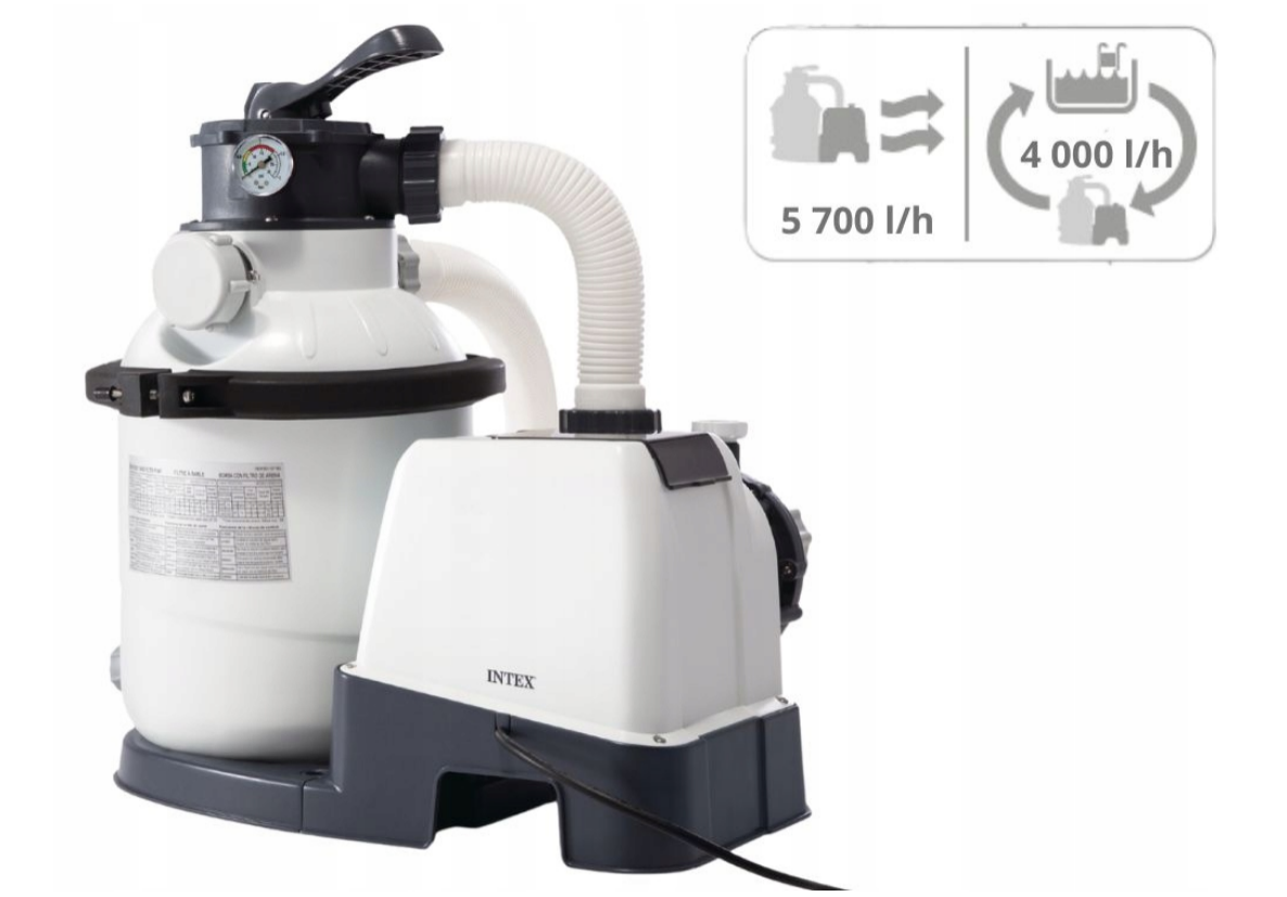 Пісочний фільтр для басейнів Intex 26644 4500 л/год, фото 1