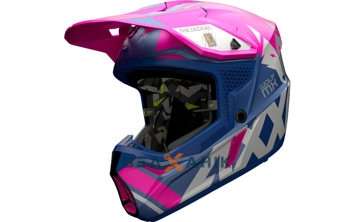 Шолом (кросовий) AXXIS WOLF Jackal C18 Matt Pink [L], фото 1