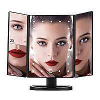 Зеркало с LED(22 светодиодов) подсветкой для макияжа Superstar Magnifying Mirror разнообразное цвета