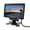 Автомобільний монітор DS-7 екран 7" для камери заднього виду (Чорний), фото 3