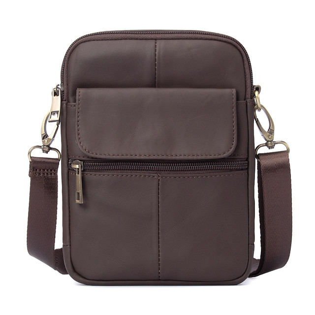 Чоловіча сумка через плече шкіряна Joyir коричневого кольору арт.00207 Чоловіча сумка через плече шкіряна Joyir коричневого кольору арт.00207