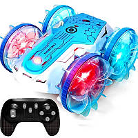 Машинка перевертень трюковий дрифт на радіокеруванні парогенератор Їздить по воді Stunt Car машинка амфибия