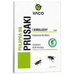 Клейова пастка від тарганів і прусаків 2 шт Vaco Eco
