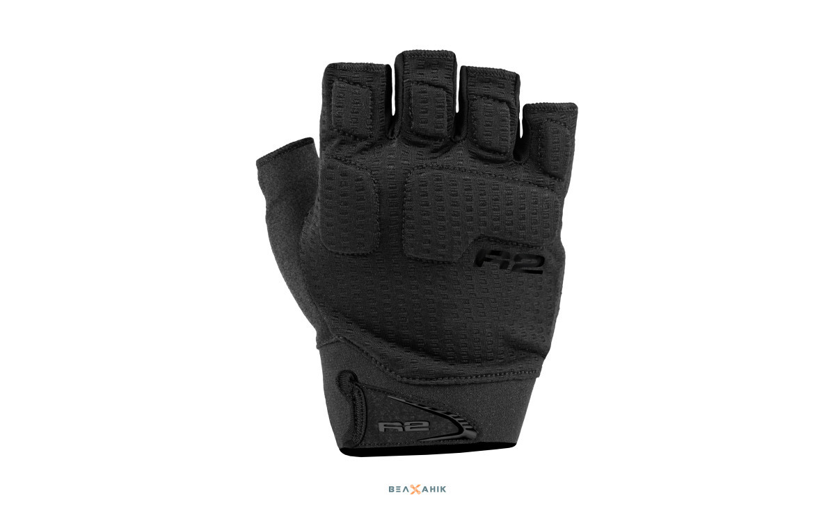 Рукавиці R2 E-Guard короткі пальці чорні [XL]