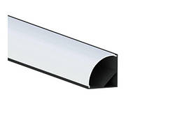Профіль LED кутовий АЛ-06 Чорний з розсіювачем L-2000  мм